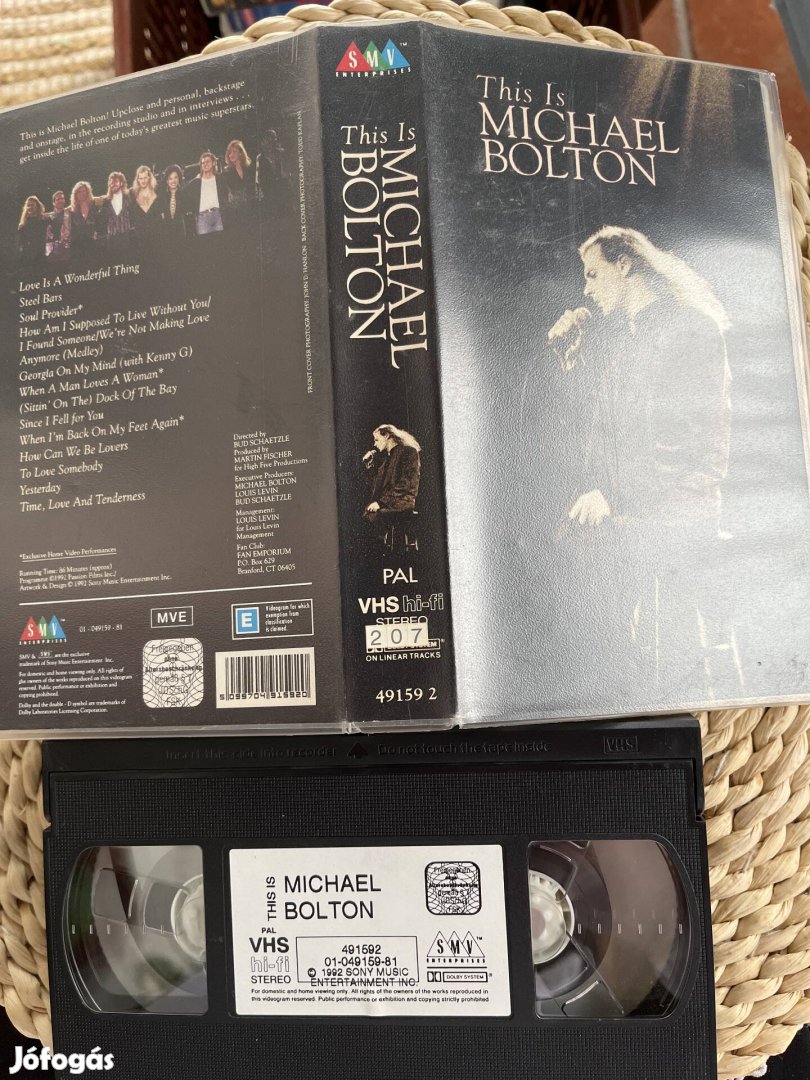 Michael Bolton vhs