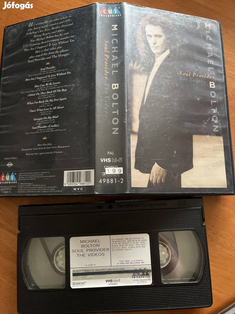 Michael Bolton vhs 