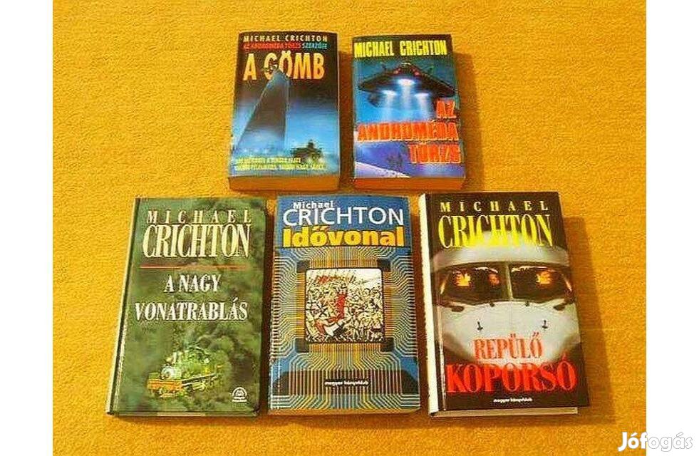 Michael Crichton könyvek II. - 5 kötet