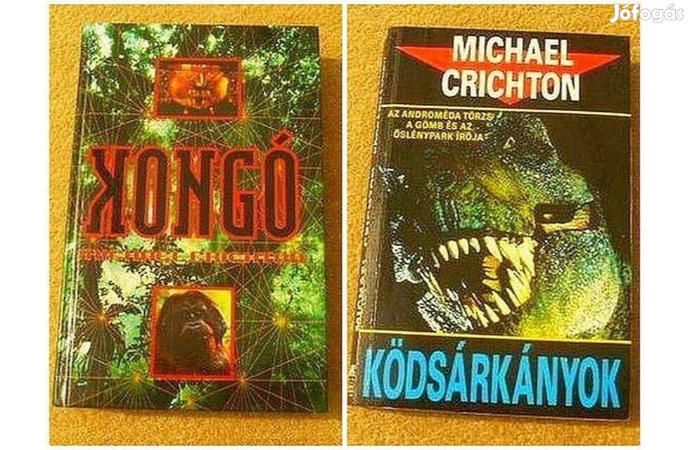 Michael Crichton könyvek - I. - 2 kötet