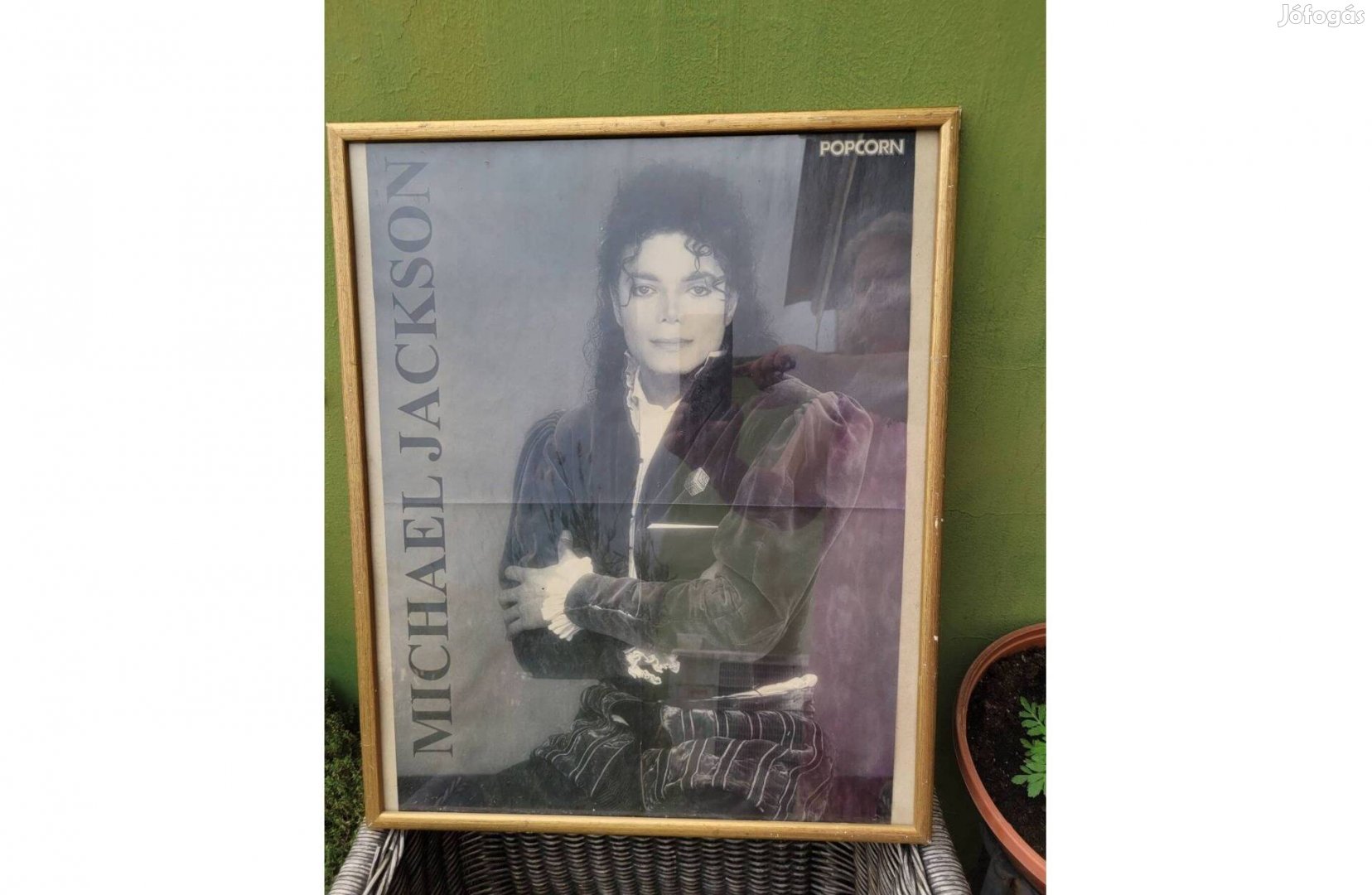 Michael Jackson 1989 Bobby Holland -Popcorn poszter keretezve