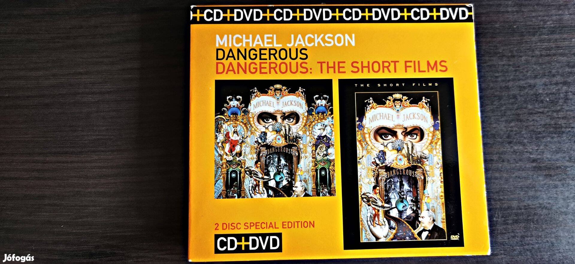 Michael Jackson Dangerous cd+dvd díszdobozban Új