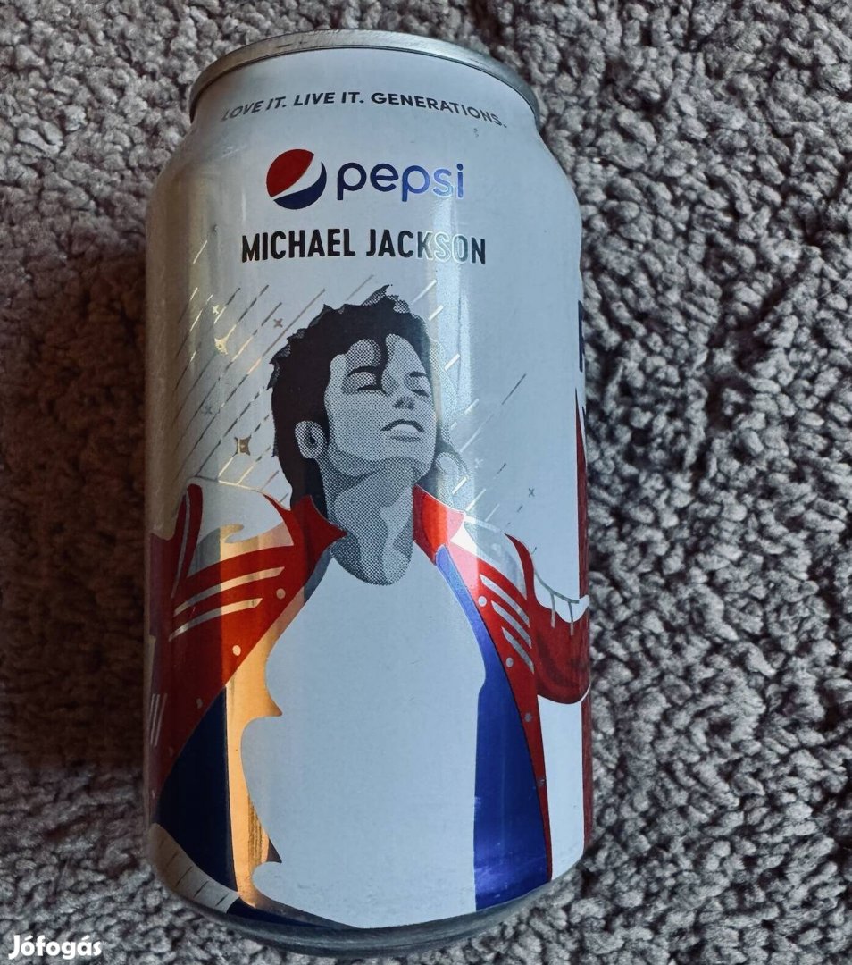 Michael Jackson Pepsi doboz bontatlan