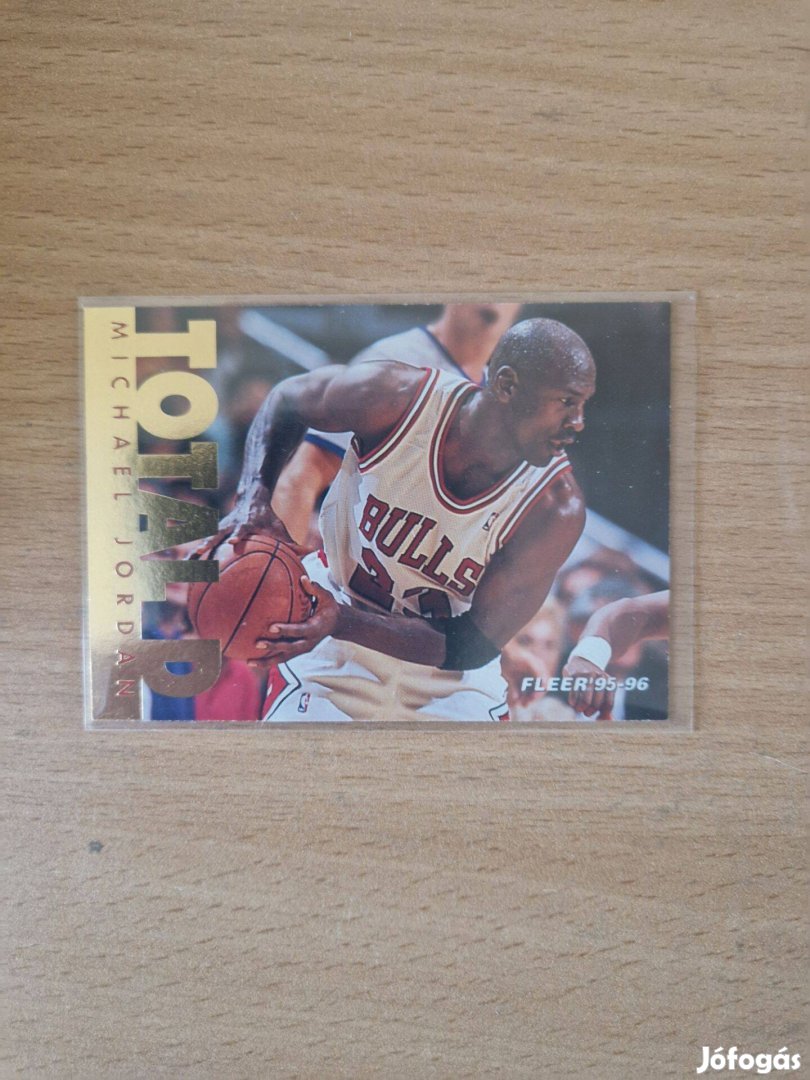 Michael Jordan Fleer 1995-96 Total D 200 kosaras kártya