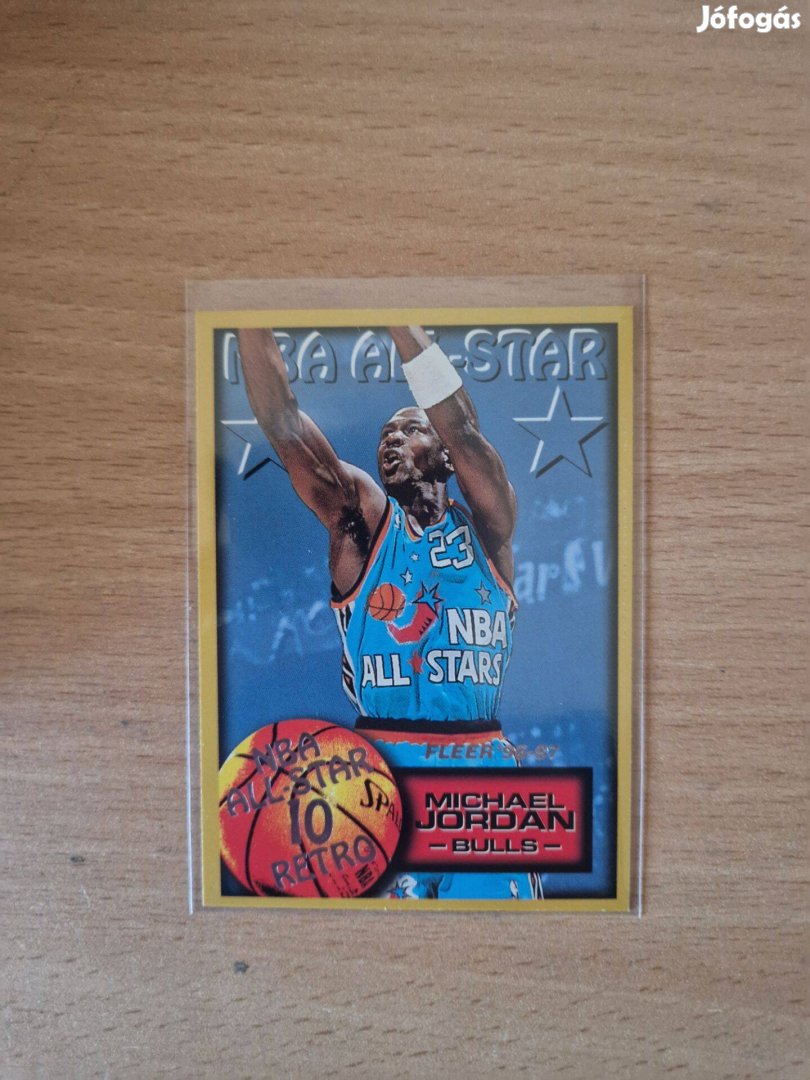 Michael Jordan Fleer 1996-97 312 kosaras kártya