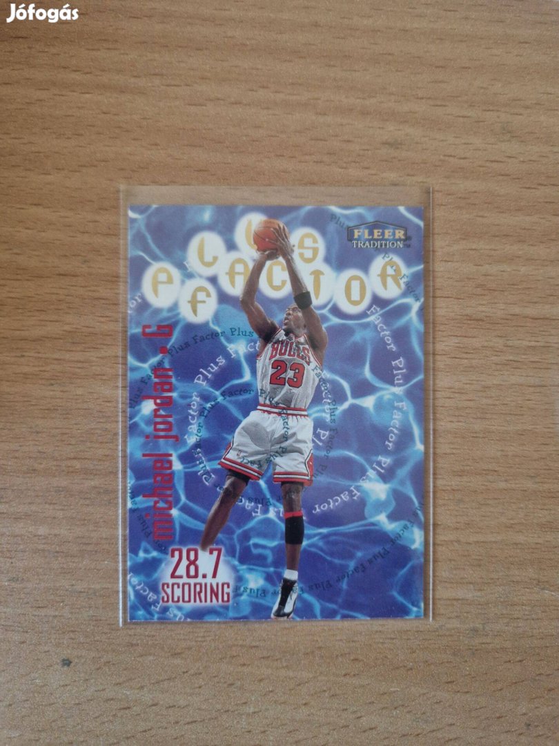 Michael Jordan Fleer 1998-99 142 kosaras kártya