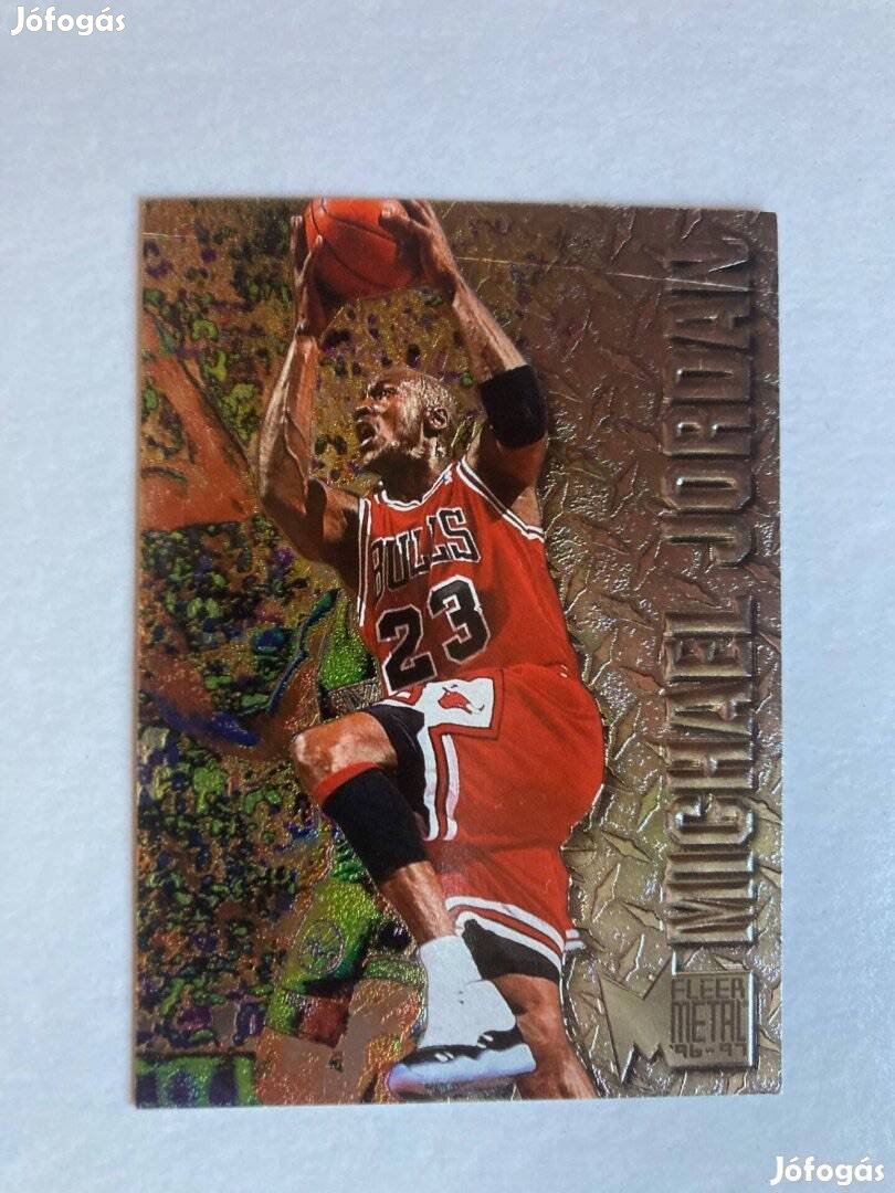 Michael Jordan Fleer Metal 96-97 kosaras kártya