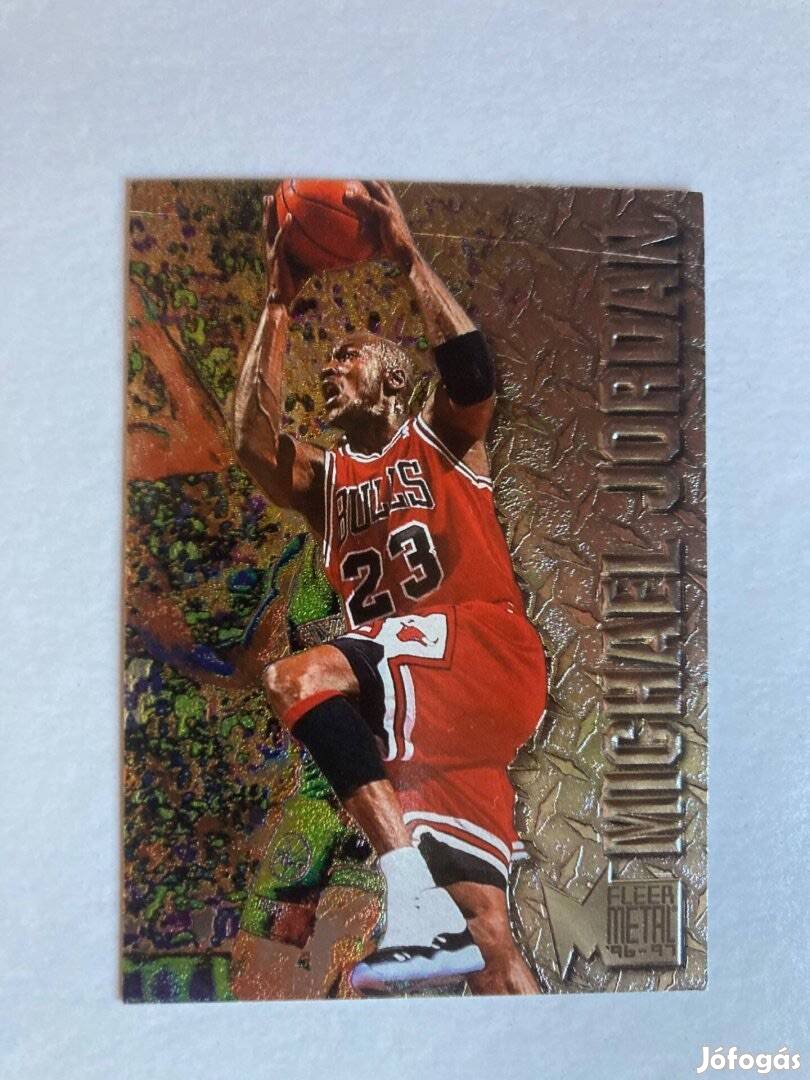 Michael Jordan Fleer Metal 96-97 kosaras kártya