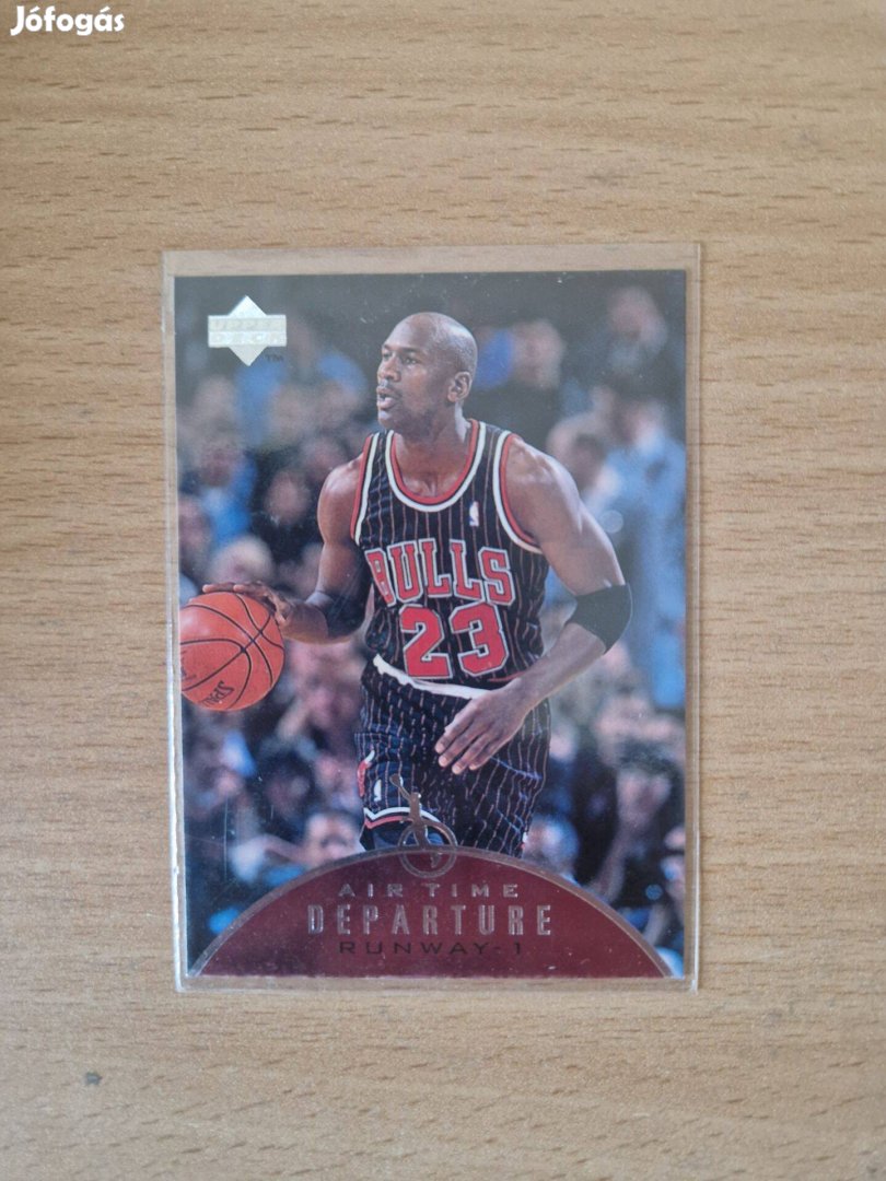 Michael Jordan Upper Deck 1997-98 Air Time AT4 kosaras