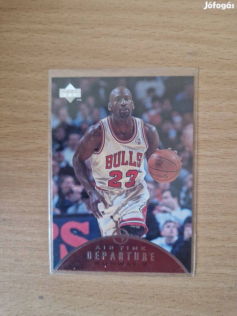 Michael Jordan Upper Deck 1997-98 Air Time AT5 kosaras