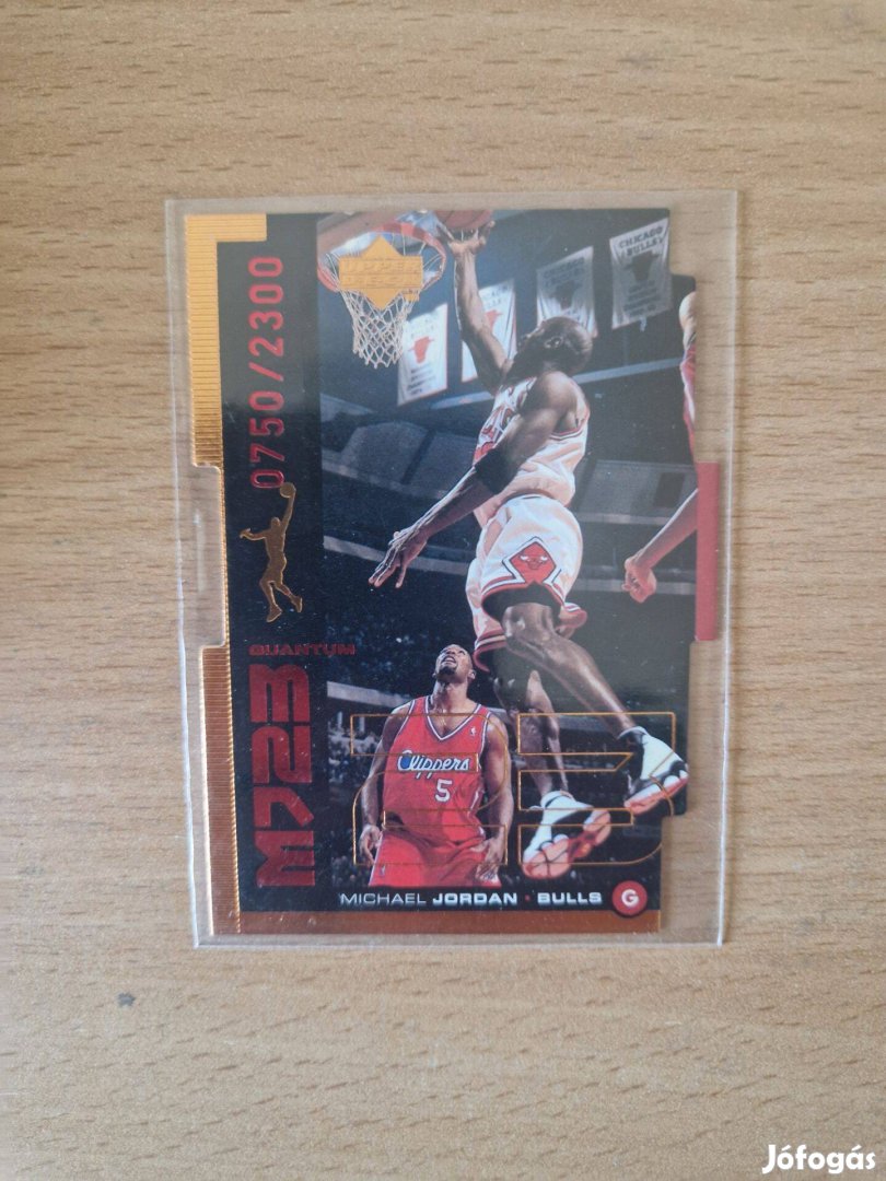 Michael Jordan Upper Deck 1998-99 MJ23 Qmm6 kosaras kártya