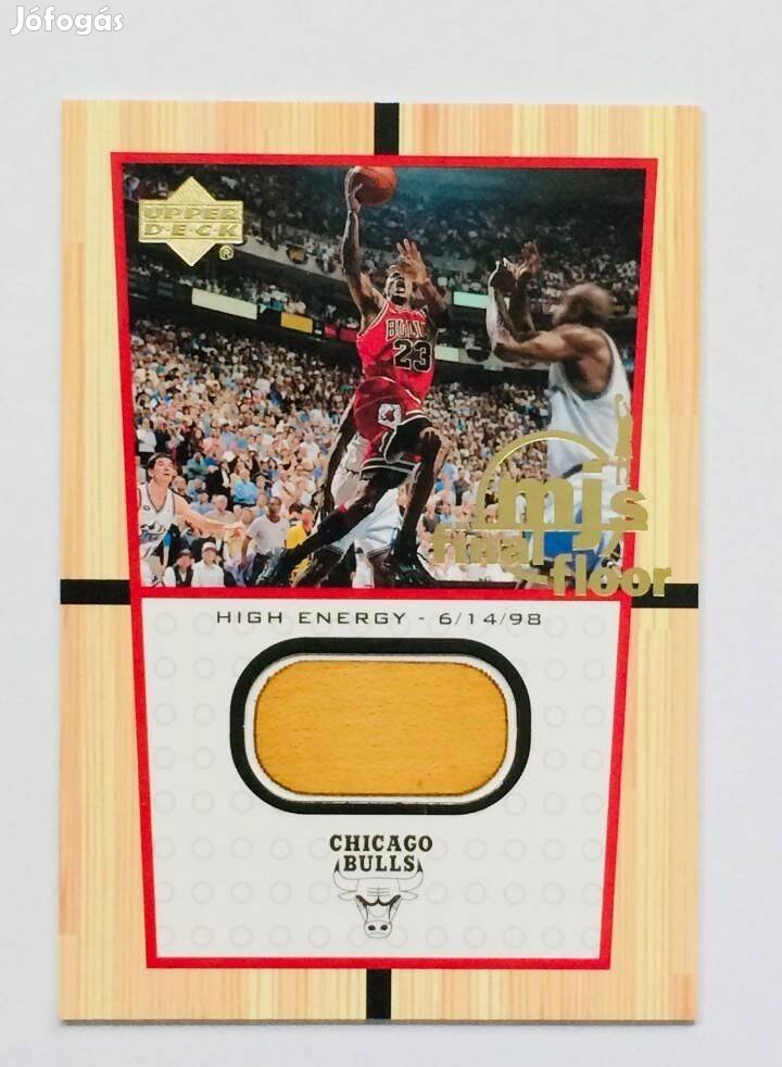 Michael Jordan Upper Deck padlódarabos kártya