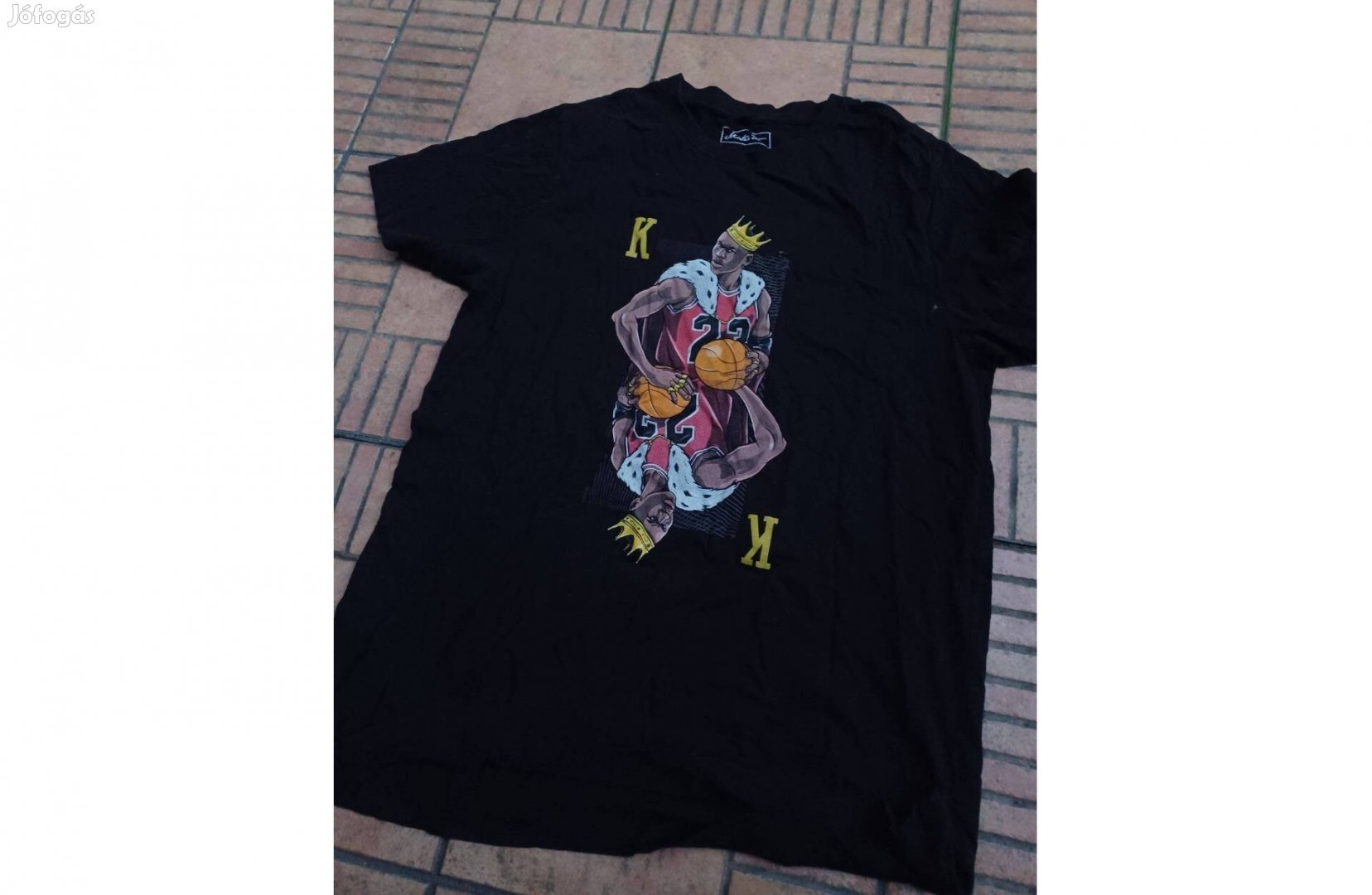 Michael Jordan kosaras póló Bulls kosárlabda póló L XL
