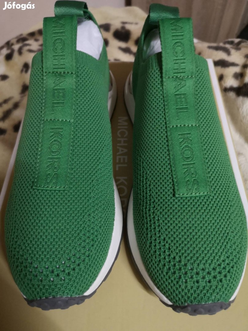 Michael Kors Bodie Logo Tape Mesh Slip-On Trainer