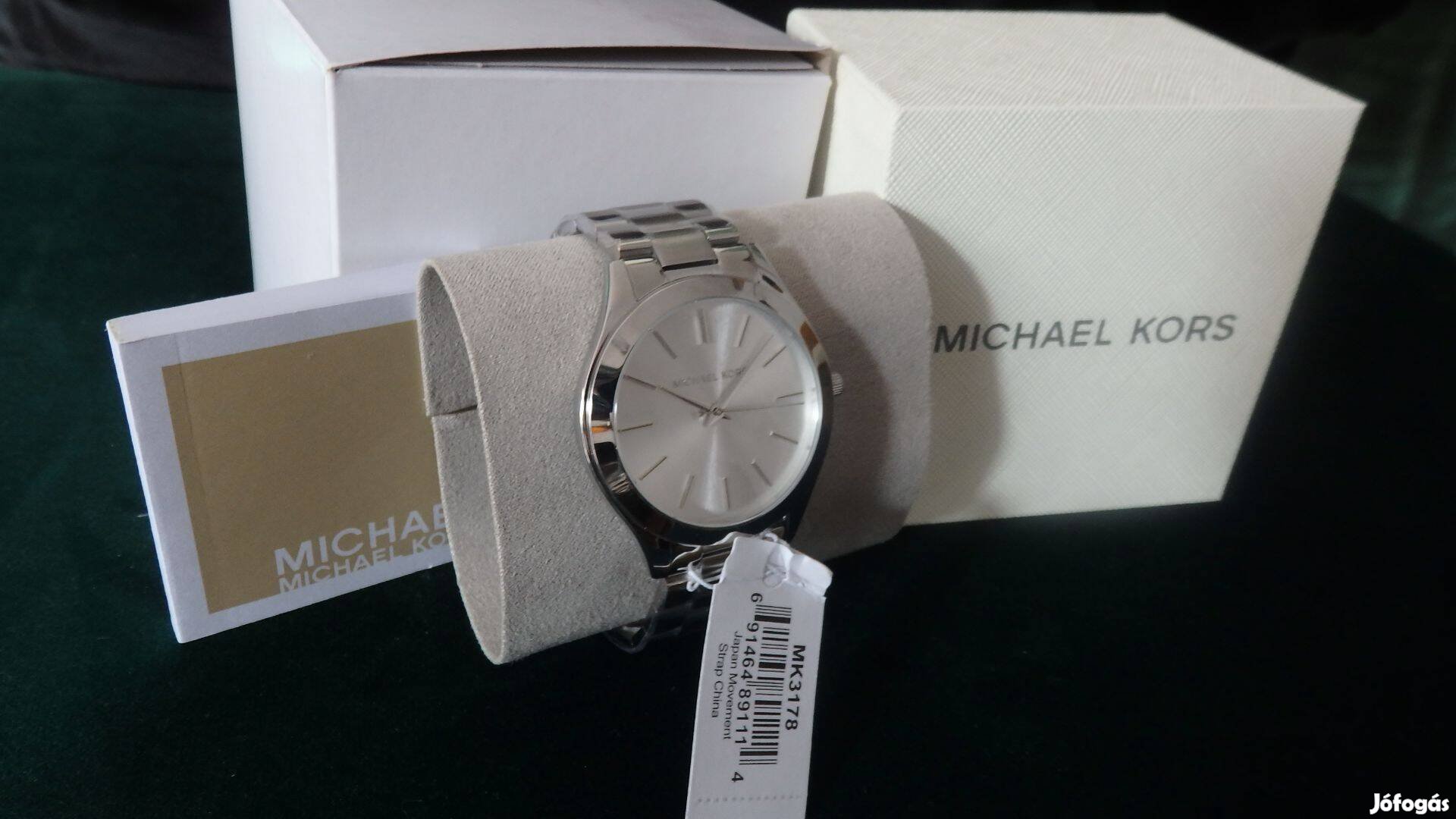 Michael Kors MK3178 ezüst színű karóra, új