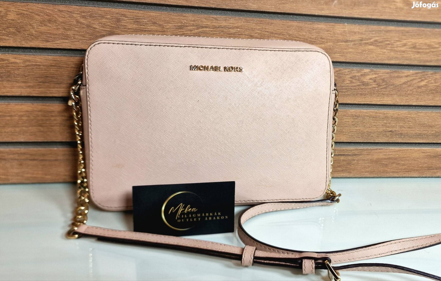 Michael Kors eredeti bőr Jet Set crossbody 