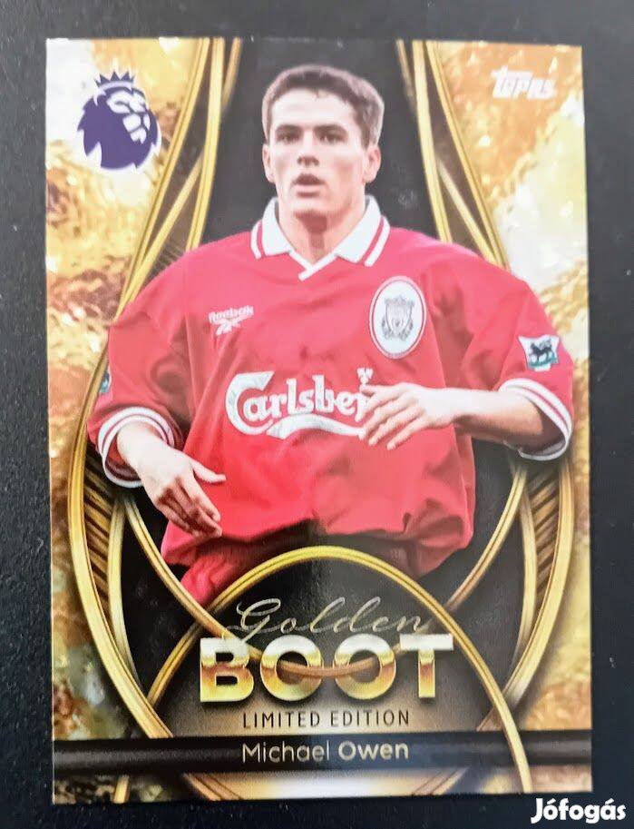 Michael Owen Liverpool Golden Boot Limited Edition focis