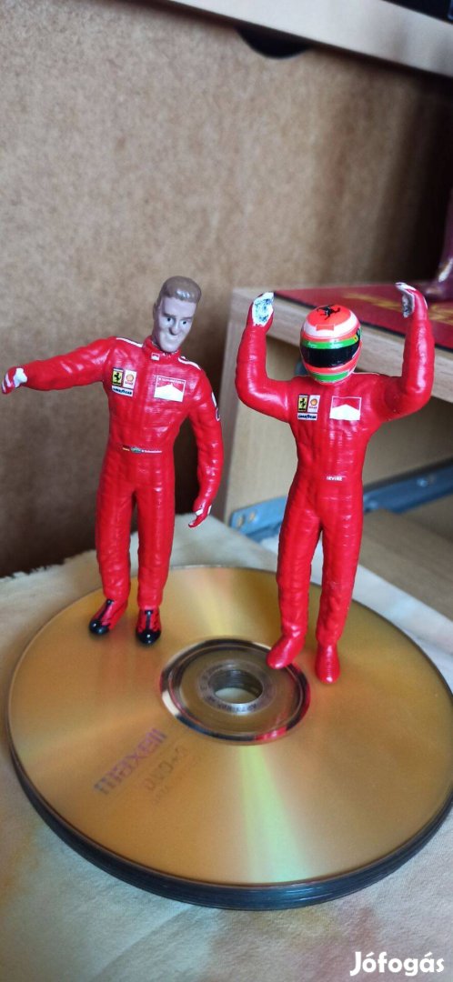 Michael Schumacher, Eddie Irvine 10cm-es figurák 2db