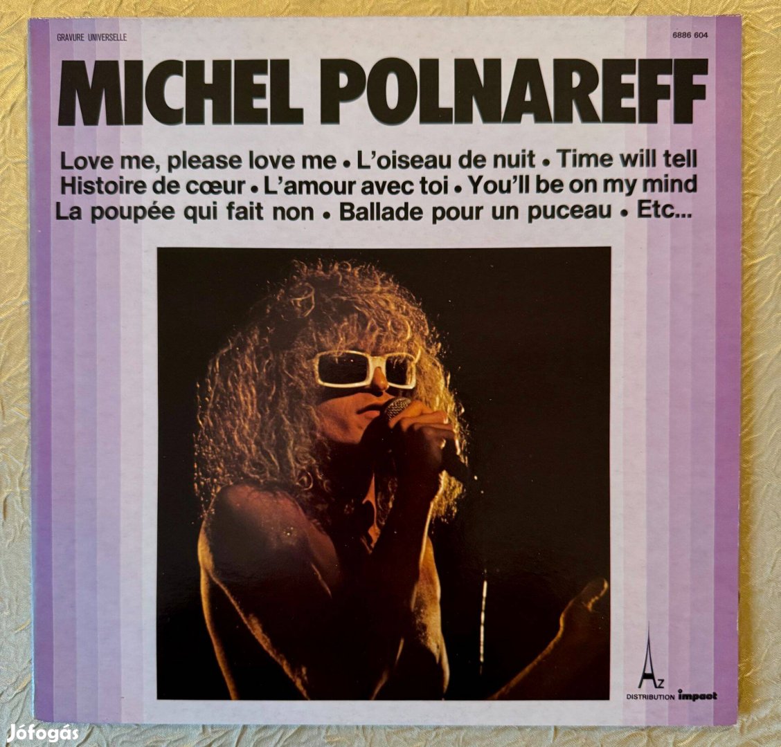 Michel Polnareff francia bakelit hanglemez LP