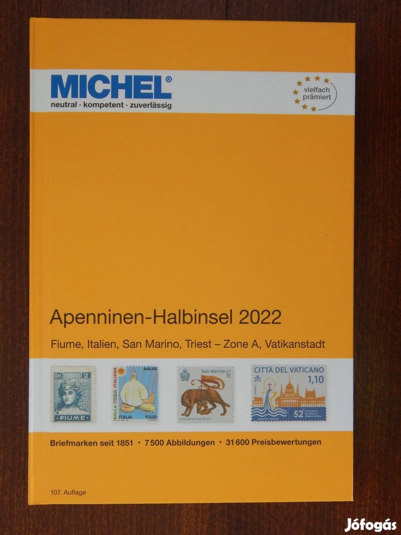 Michel bélyegkatalógus: Apenninen-Halbinsel 2022 /Europa 5/
