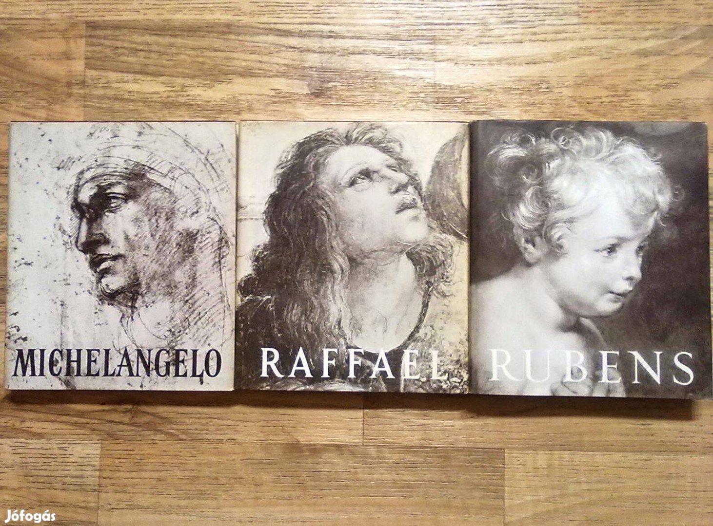 Michelangelo, Raffael, Rubens (A 3 db meseszép könyv együtt 8000 Ft)