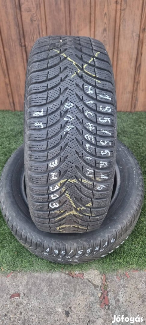 Michelin 195/55 R16 7,5mm 2014-es Téli Gumiabroncs 2db #309