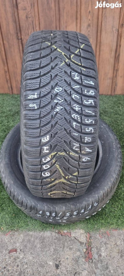 Michelin 195/55 R16 7,5mm 2014-es Téli Gumiabroncs 2db #309