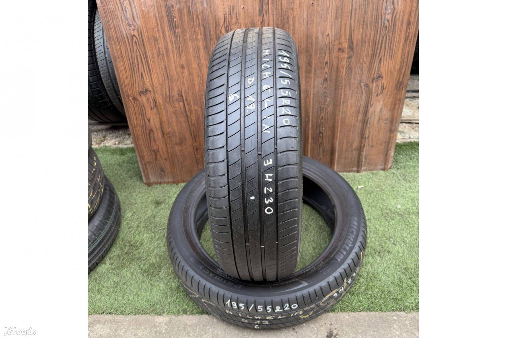 Michelin 195/55 R20 6mm 2019-es Nyári Gumiabroncs 2db #230