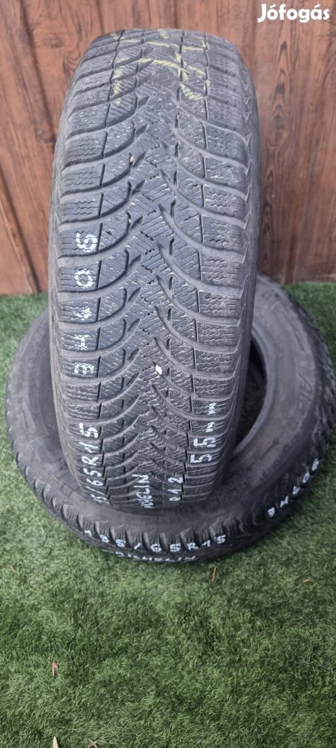 Michelin 195/65 R15 5,5mm 2012-es Téli Gumiabroncs 2db #406