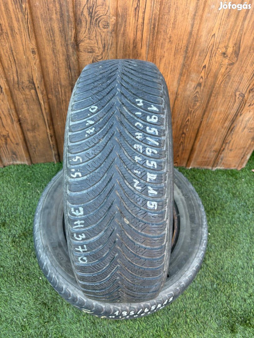 Michelin 195/65 R15 5,5mm 2017-es Téli Gumiabroncs 2db #370