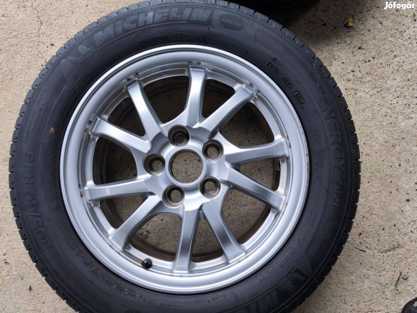 Michelin 205/60 R16 nyárigumi garnitúra Toyota alufelnin