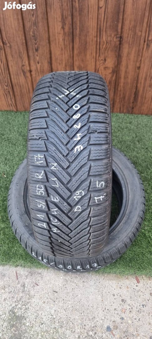 Michelin 215/50 R17 7,5mm 2019-as Téli Gumiabroncs 2db #280