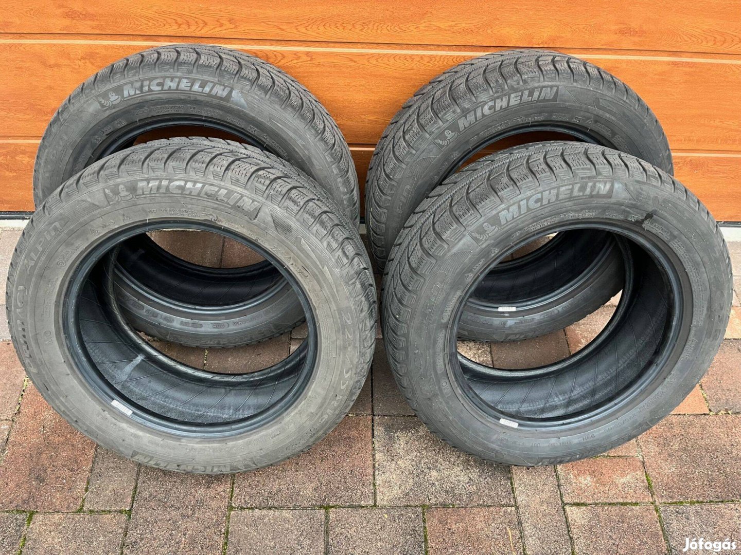 Michelin 225/55/R16-os használt téligumik eladók