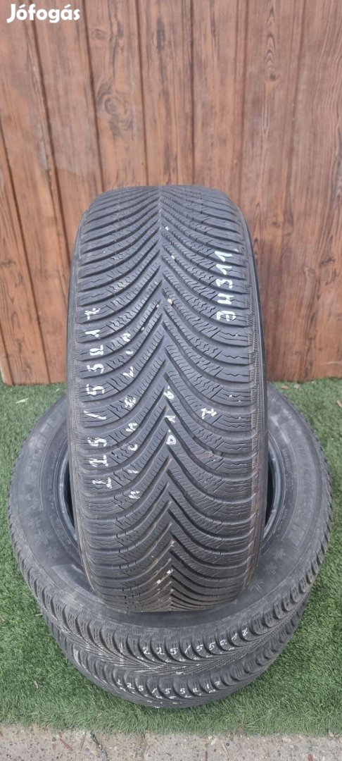 Michelin 225/55 R17 7mm 2016-os Téli Gumiabroncs 3db #311