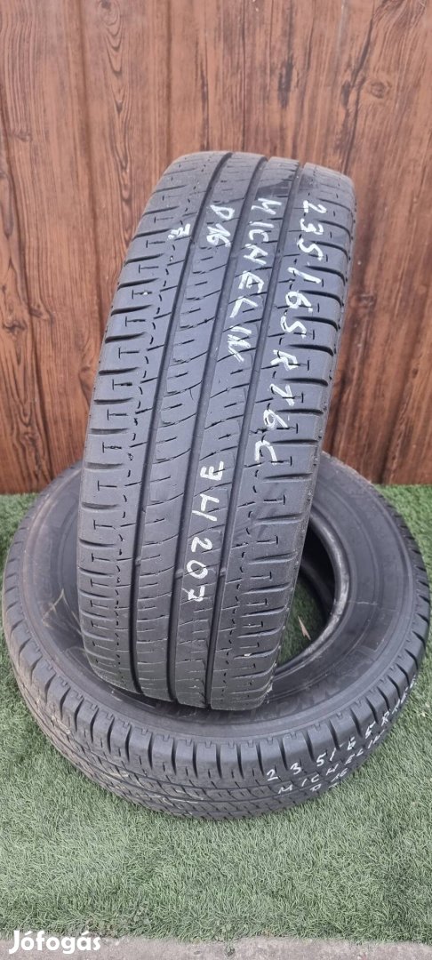 Michelin 235/65 R16C 7mm 2016-os Nyári Gumiabroncs 2db #207