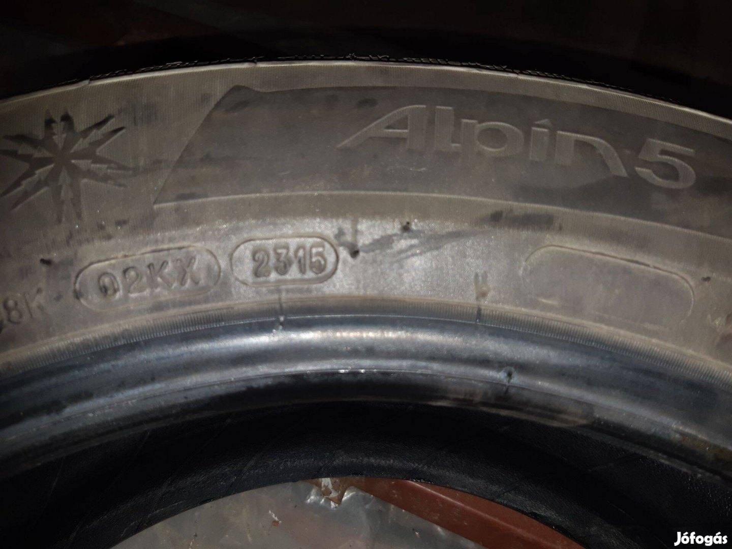 Michelin Alpin5 225/55 r17 téli gumi garnitúra 4 db eladó