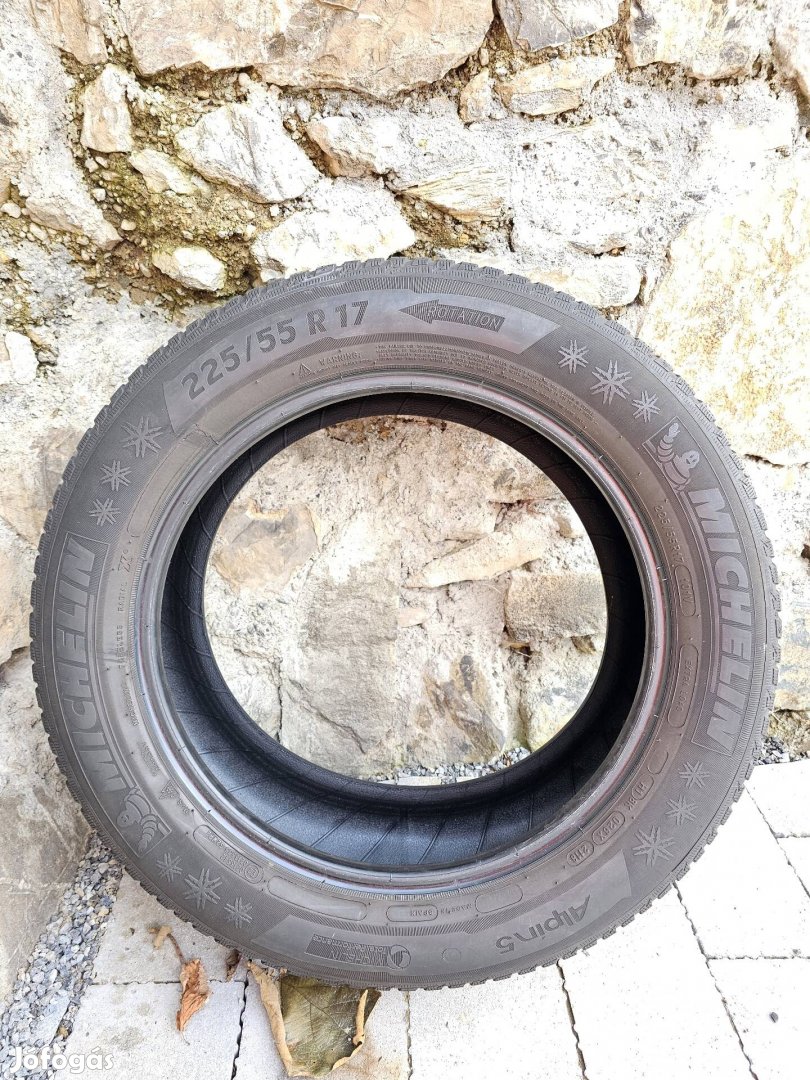 Michelin Alpin 5 225/55 R17 használt abroncs szett eladó 