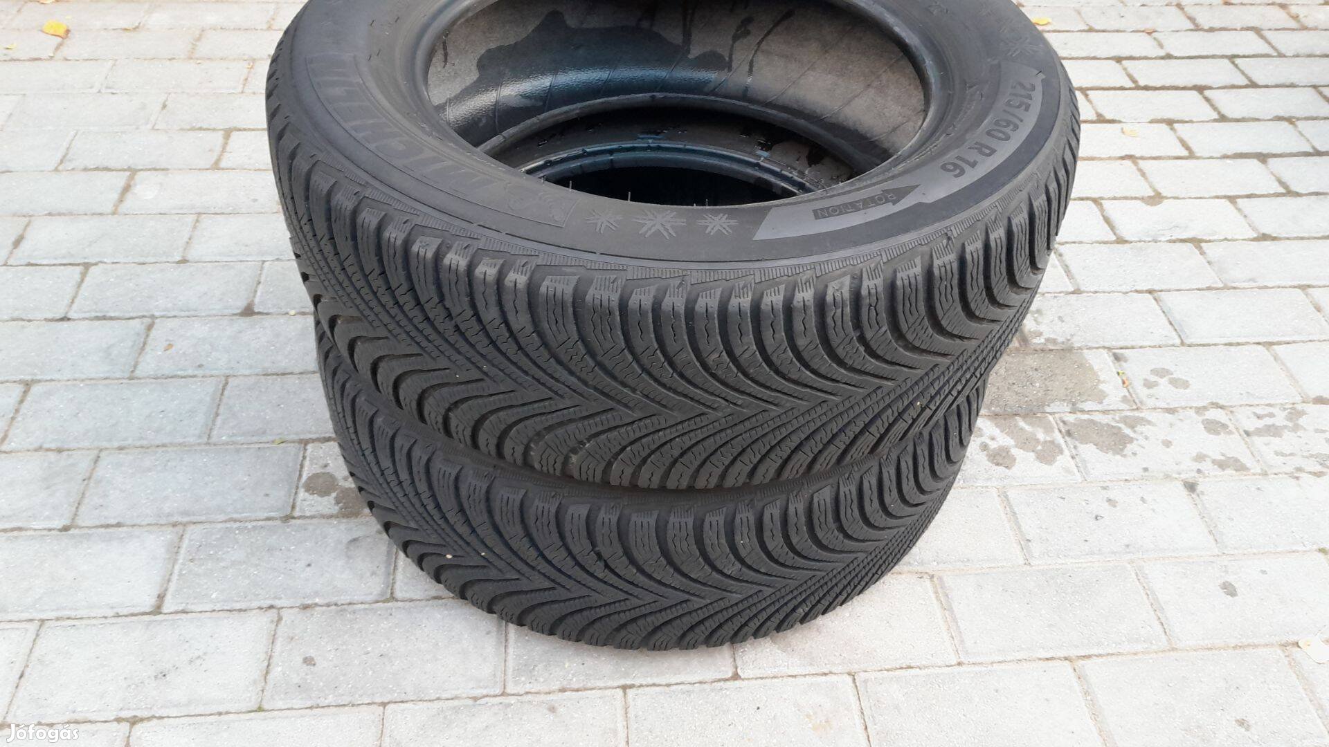 Michelin Alpin 5; 215/60R16 téli abroncs 2 db