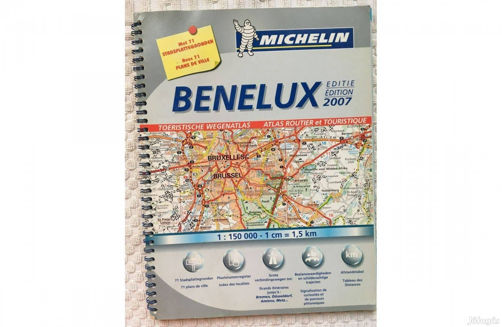Michelin BENELUX térkép