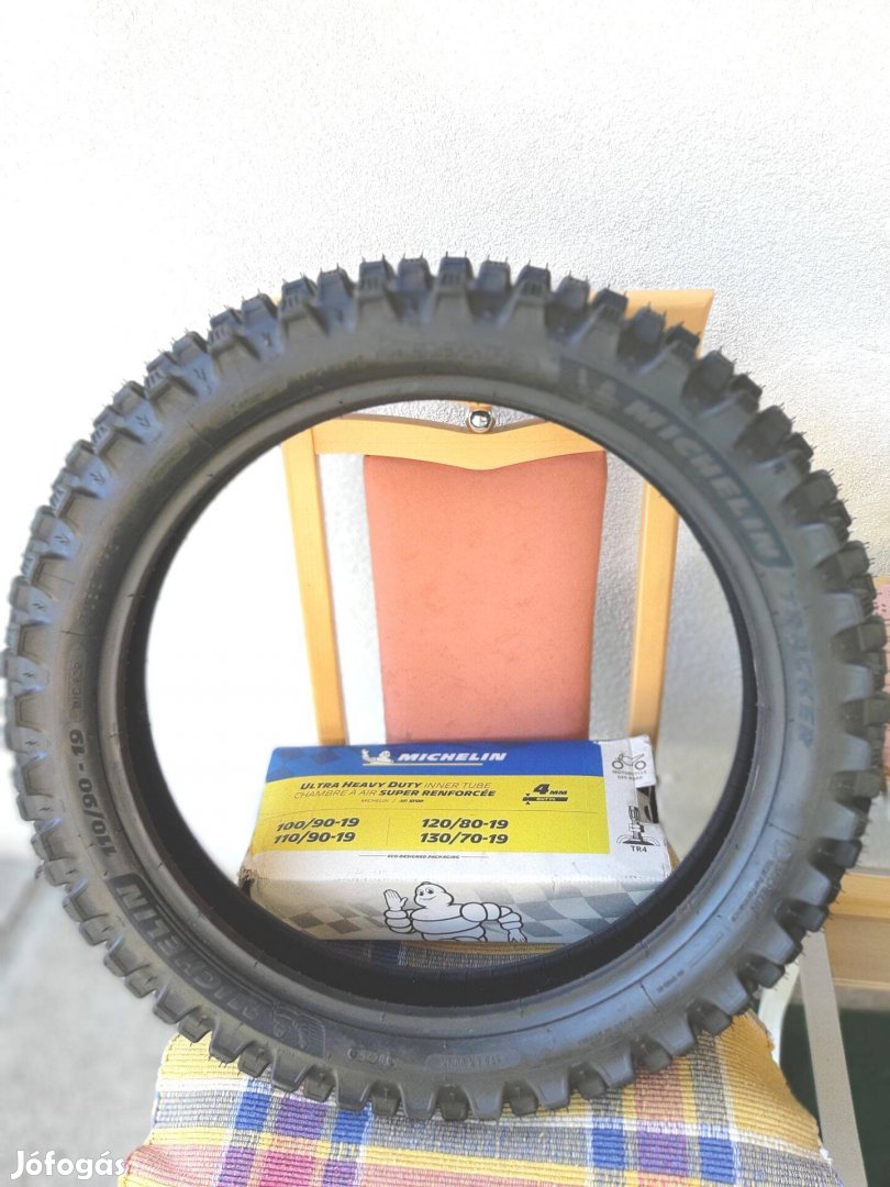 Michelin tracker 110/90-19 gumiabroncs + belső