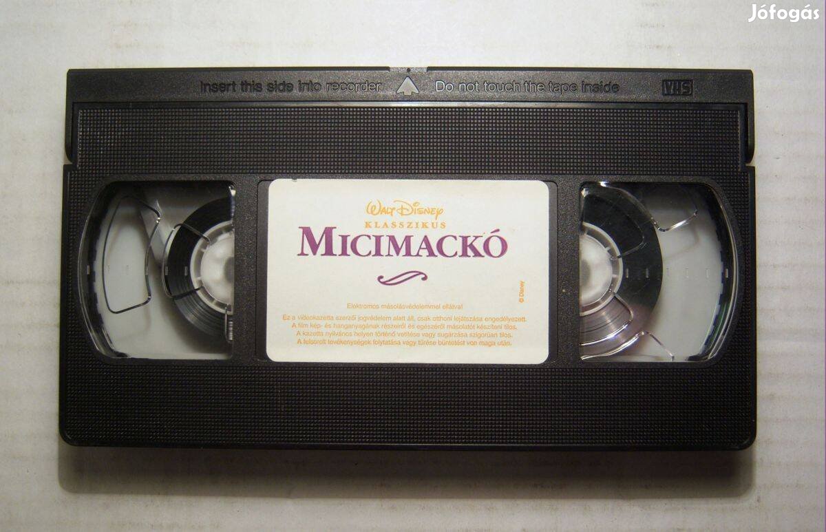 Micimackó VHS jogtiszta teszteletlen