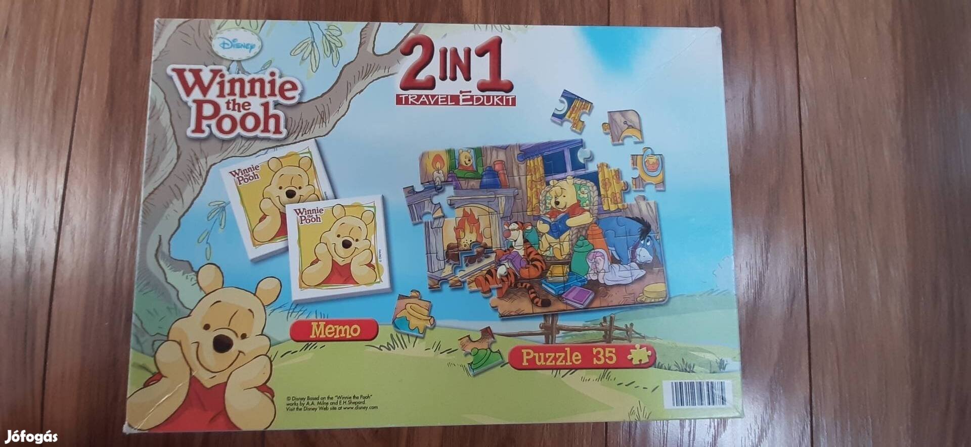 Micimackó puzzle és memóriajáték