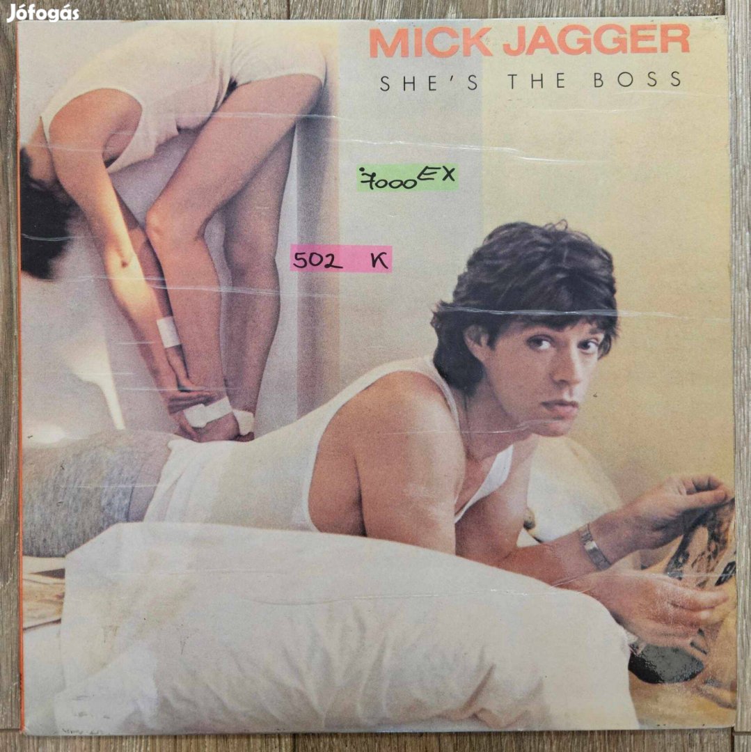 Mick Jagger She's The Boss bakelit lemez, hanglemez LP (502)