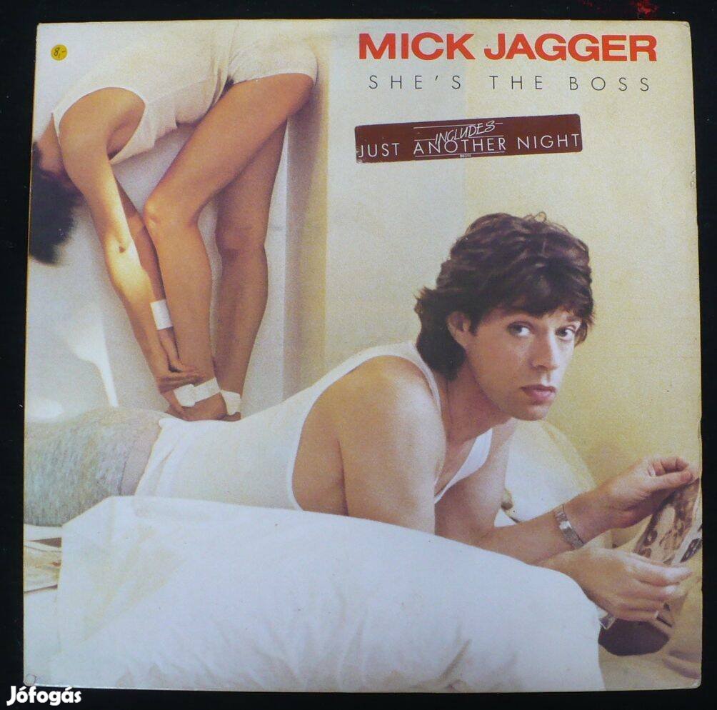 Mick Jagger: She's the boss (holland nyomású LP)
