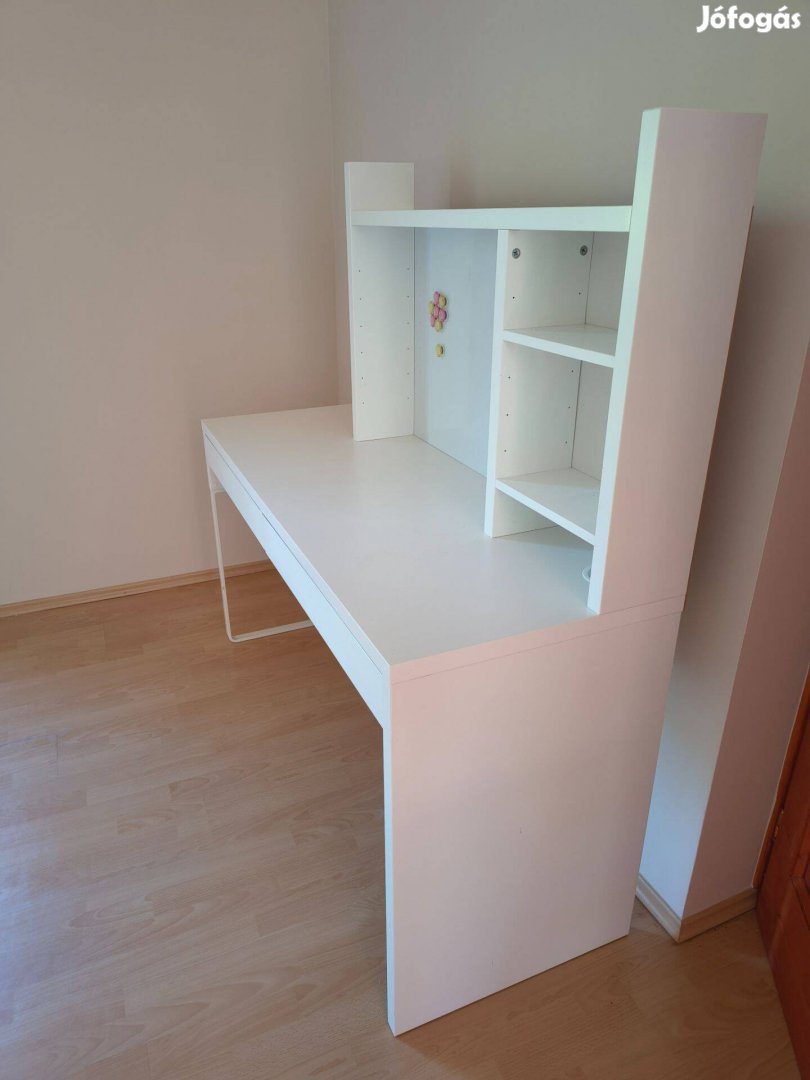 Micke IKEA íróasztalhoz polc, fehér