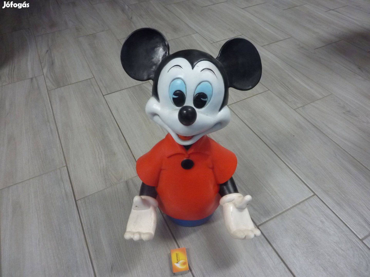 Mickey Mouse Miki egér kemény műanyag Játék figura 43cm
