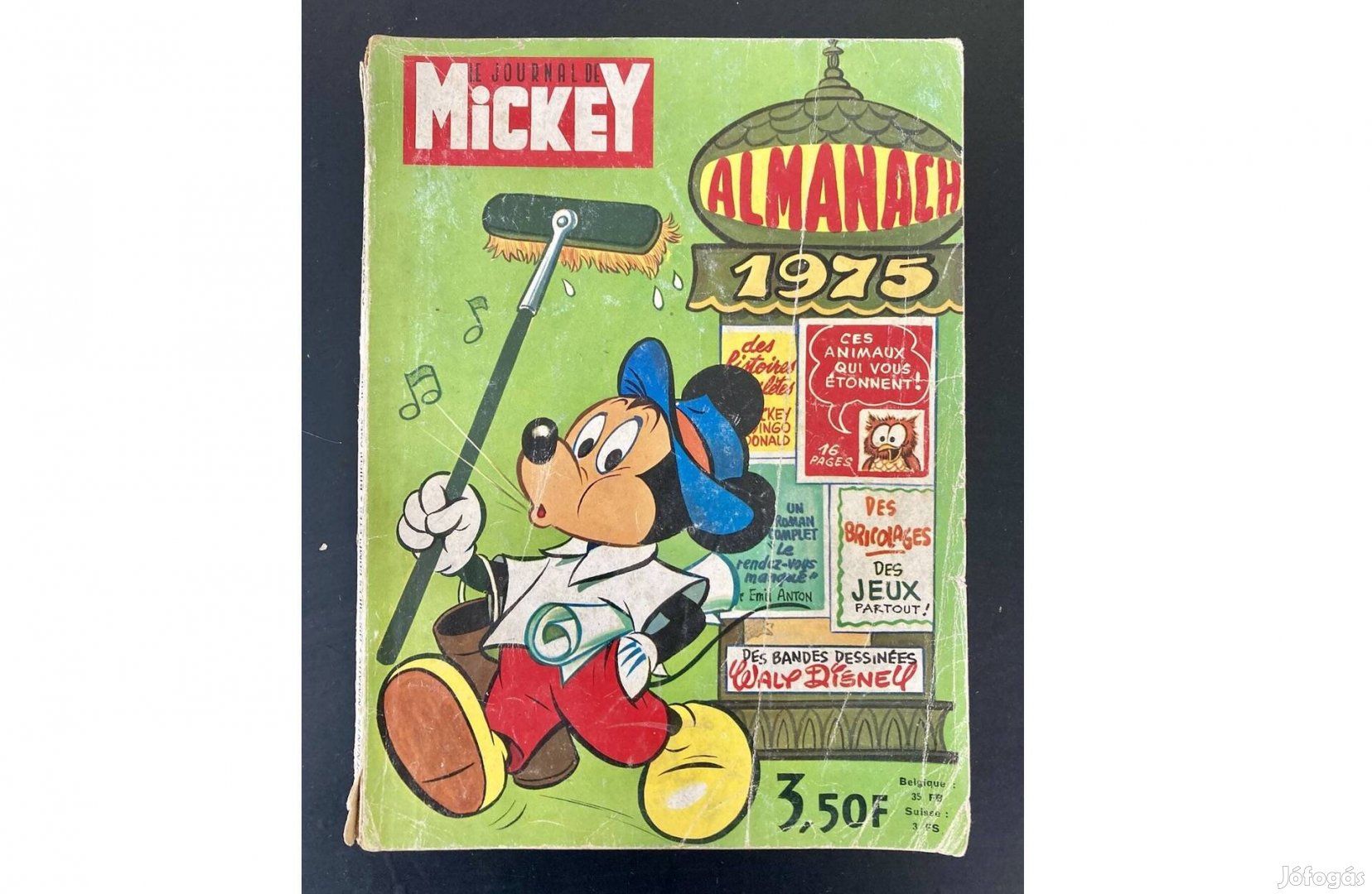 Mickey, Roquet, Picsou és Pif magazinok. Összesen 5 db