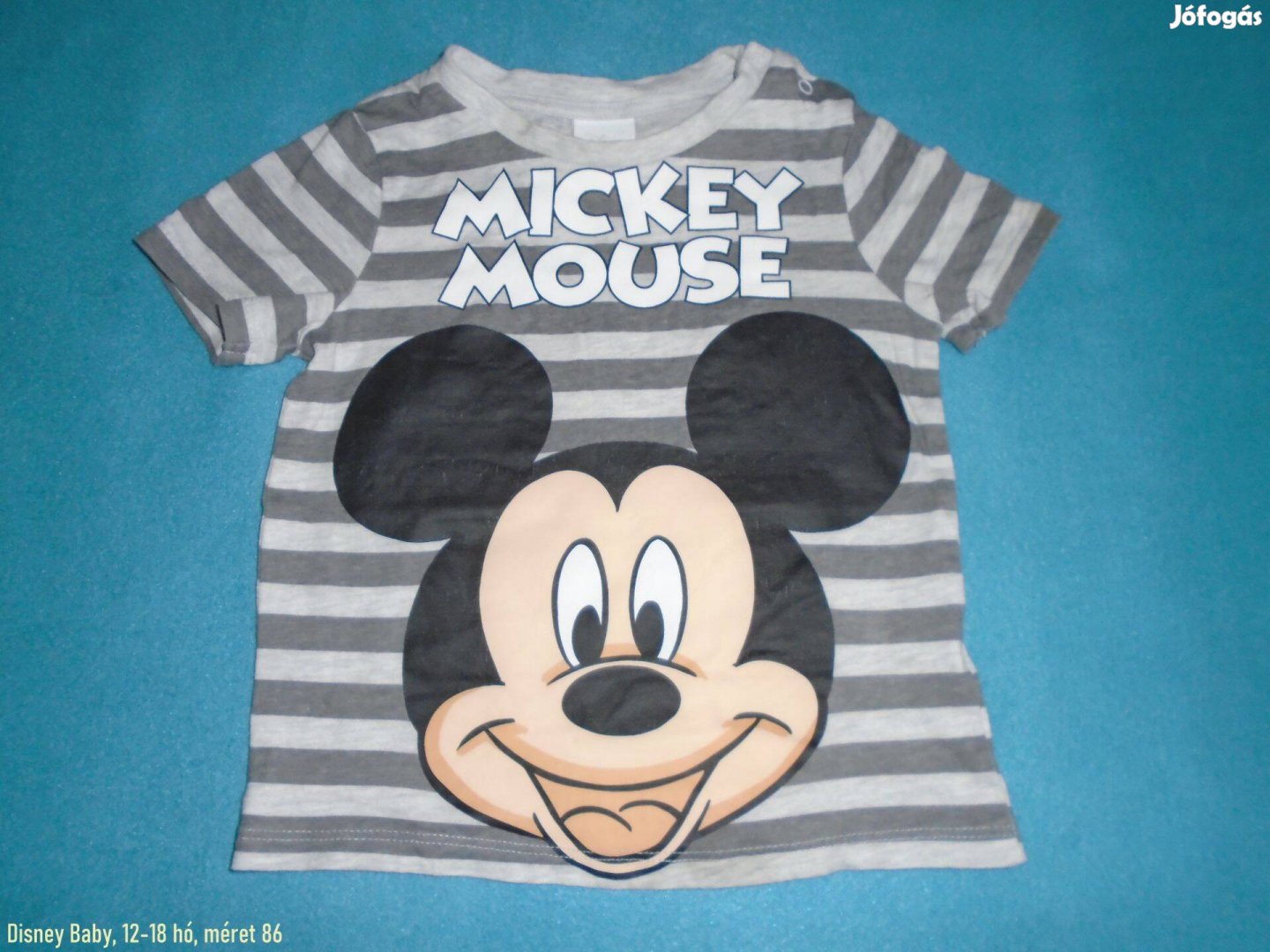 Mickey egér mintás Disney Baby póló 12-18 hó méret 86