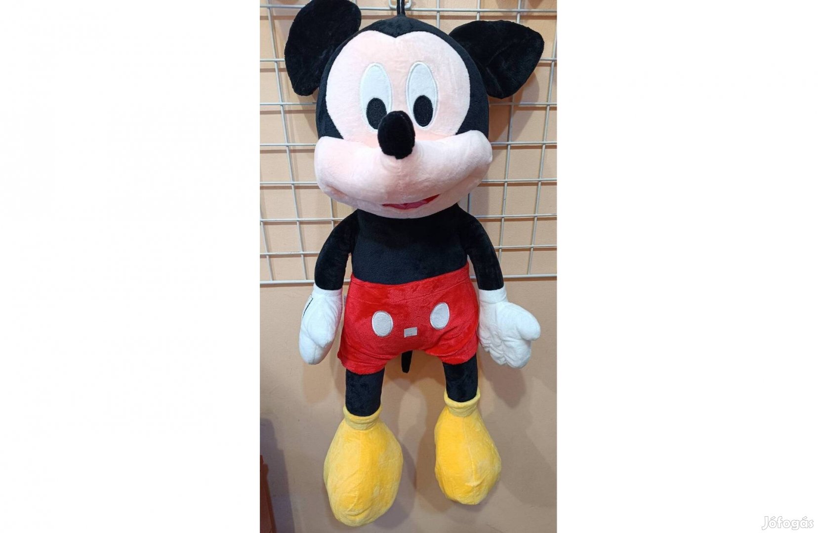 Mickey egér plüss, 75 cm, vadi új!