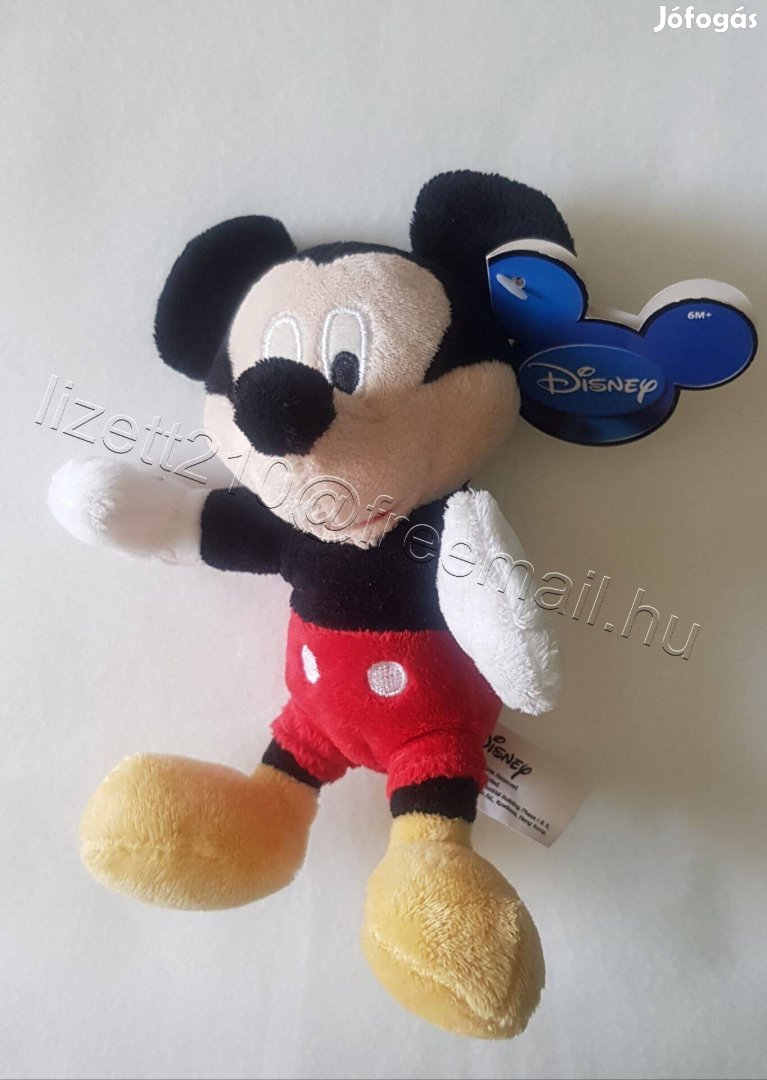 Mickey egér plüss vadonatúj címkés